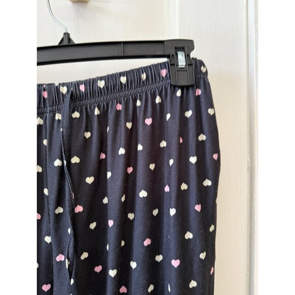 Ekouaer women’s size X-large heart black pajama pants - Picture 3 of 8